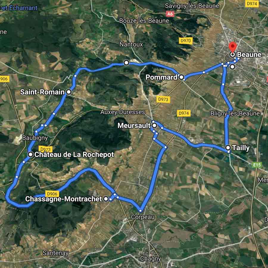 parcours type beaune